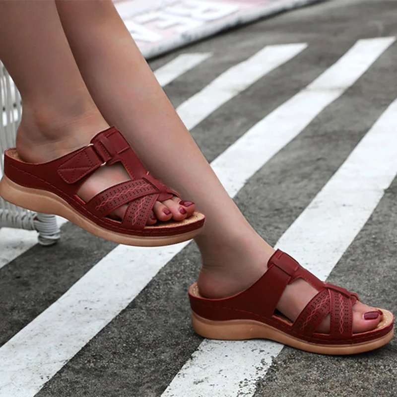 Women Open Toe Sandals Comfy Soft Orthopedic Heightened Sole Casual Shoes Slippers ZJ55
Women Open Toe Sandals Comfy Soft Orthopedic Heightened Sole Casual Shoes Slippers ZJ55