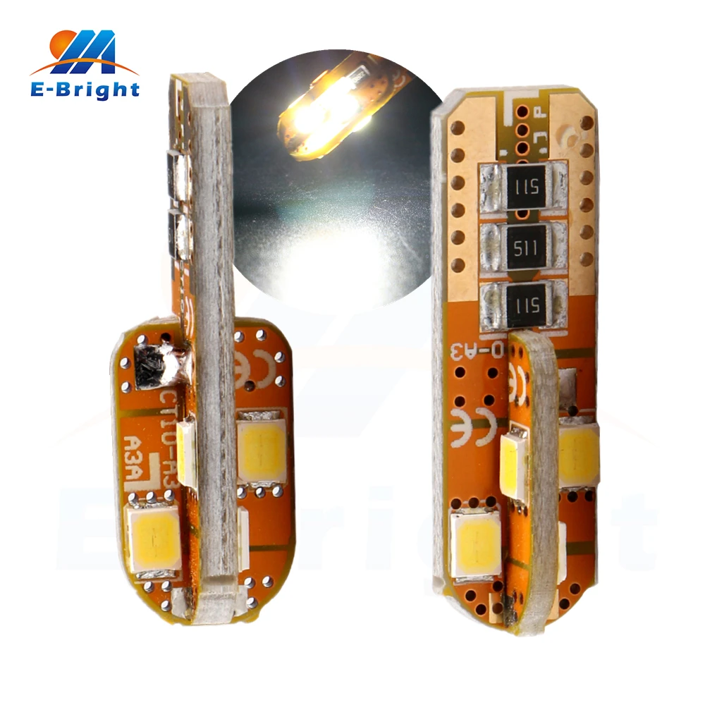 10pcs 12V White T10 Canbus 2835 8 SMD Led Bulbs Error Free Car Door Lights Luggage Compartment Clearance Lights Free Shipping
10pcs 12V White T10 Canbus 2835 8 SMD Led Bulbs Error Free Car Door Lights Luggage Compartment Clearance Lights Free Shipping