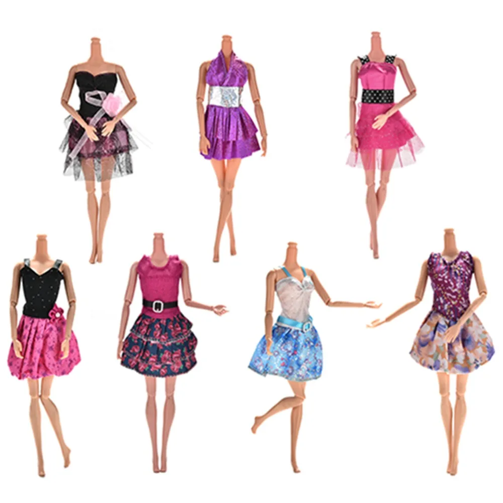Cute Different Style Fashion Wedding Dress for Barbie Party Gown Clothes Outfits for Doll Clothing 13cm-17cm 7pcs
Cute Different Style Fashion Wedding Dress for Barbie Party Gown Clothes Outfits for Doll Clothing 13cm-17cm 7pcs
