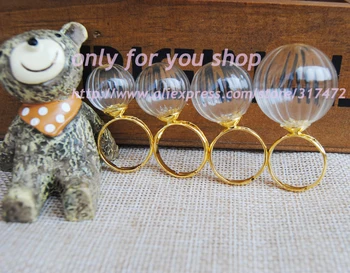 Freeship! whoelsale 50set/lot Round striated Glass Globe Glass Bubble & 8mm base ring DIY glass vial pendant Liquid Bubble
Freeship! whoelsale 50set/lot Round striated Glass Globe Glass Bubble & 8mm base ring DIY glass vial pendant Liquid Bubble