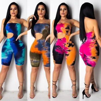 New Digital Print Strapless Waist Hollow Out Skinny Rompers Female Playsuits Women Sexy Short Jumpsuits
New Digital Print Strapless Waist Hollow Out Skinny Rompers Female Playsuits Women Sexy Short Jumpsuits