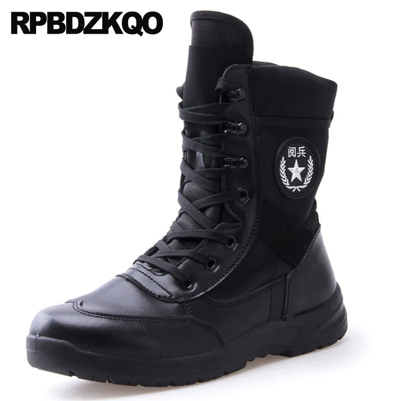 Army Plus Size High Sole Casual Platform Waterproof Military Black Boots Combat Thick Soled Ankle Designer Shoes Men Quality
Army Plus Size High Sole Casual Platform Waterproof Military Black Boots Combat Thick Soled Ankle Designer Shoes Men Quality