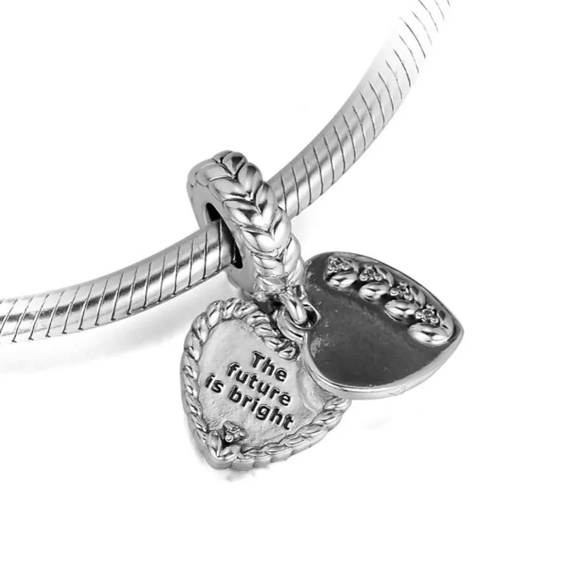 PANDULASO Authentic 925 Sterling Silver Bright Seeds Dangle Charm Fits pandora Bracelets Original Silver Heart Pendant Jewelry
PANDULASO Authentic 925 Sterling Silver Bright Seeds Dangle Charm Fits pandora Bracelets Original Silver Heart Pendant Jewelry