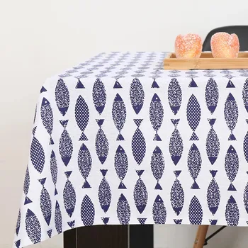 Square Natural Cute Fish Tablecloth Cotton Linen Customizable Table Cloth Covers For Wedding Party Decoration Home Textiles
Square Natural Cute Fish Tablecloth Cotton Linen Customizable Table Cloth Covers For Wedding Party Decoration Home Textiles