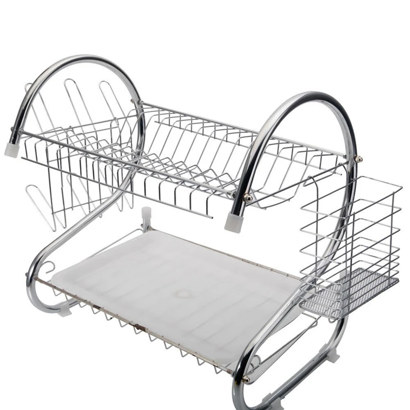 1Pc New Style Double Layer Home Kitchen Dish Plate Bowl Cup Drying Rack Drainer Vegetables Fruit Tableware Organizer
1Pc New Style Double Layer Home Kitchen Dish Plate Bowl Cup Drying Rack Drainer Vegetables Fruit Tableware Organizer