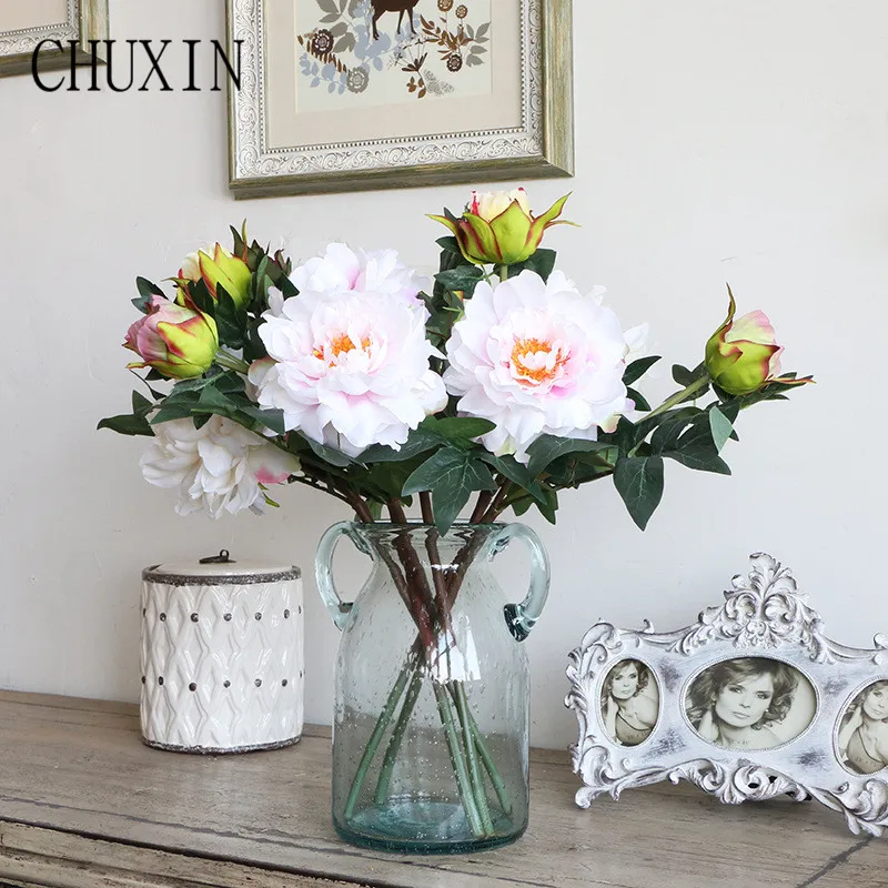 European high-end 2 head peony fake flower home decoration artificial plant wedding flower wall decoration photography props
European high-end 2 head peony fake flower home decoration artificial plant wedding flower wall decoration photography props