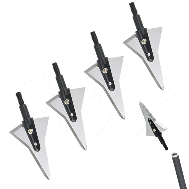 6pcs Archery Broadheads Arrow Heads Tips 126Grain Arrow Points Fixed Blade For Outdoor Shooting Hunting Accessory
6pcs Archery Broadheads Arrow Heads Tips 126Grain Arrow Points Fixed Blade For Outdoor Shooting Hunting Accessory