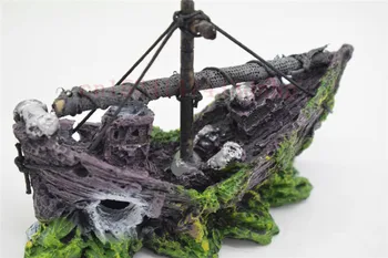 Resin Pirate Ship Aquarium Decoration Landscaping Ornament For The Fish Tank Little Mast Boat Pet Aquarium Accessories
Resin Pirate Ship Aquarium Decoration Landscaping Ornament For The Fish Tank Little Mast Boat Pet Aquarium Accessories