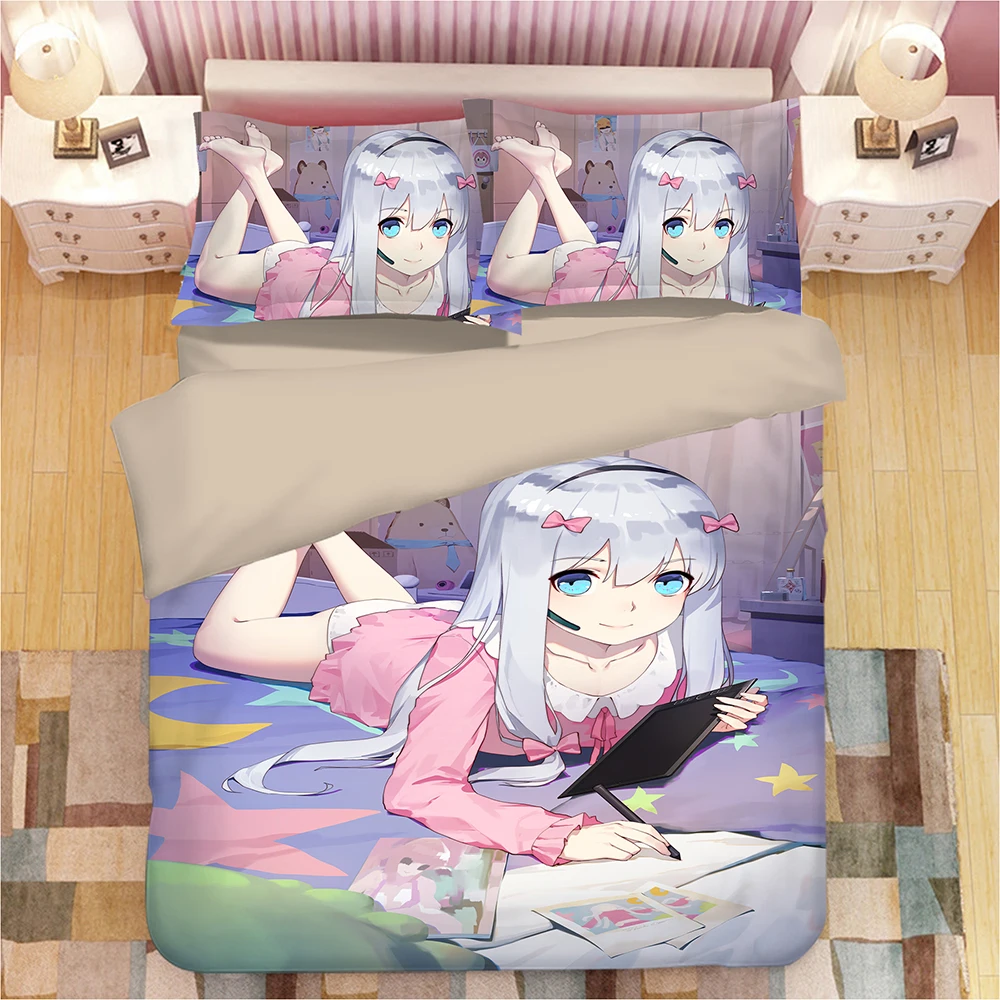 2019 New style Japanese Anime Tokisaki Kurumi Lovely cute Violet Bedding sets Quilt cover duvet cover Quilt Cover pillow slip
2019 New style Japanese Anime Tokisaki Kurumi Lovely cute Violet Bedding sets Quilt cover duvet cover Quilt Cover pillow slip