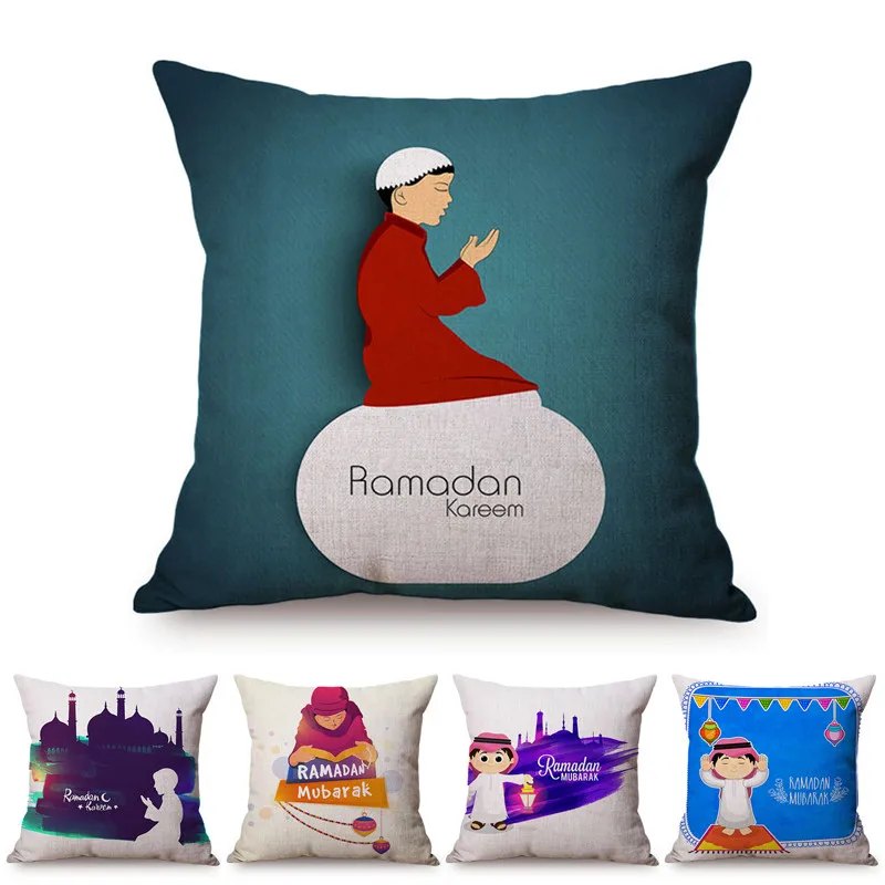Muslim Child Celebrate Eid Ramadan Necessary Decorative Throw Pillow Case Children like Room Cartoon Decoration Cushion Cover
Muslim Child Celebrate Eid Ramadan Necessary Decorative Throw Pillow Case Children like Room Cartoon Decoration Cushion Cover