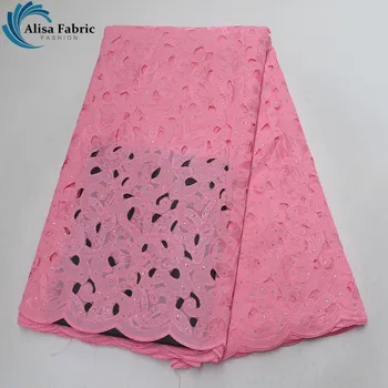 Baby Pink African Lace Fabric 5 Yards/pcs Embroidery With Stones Hollow Design French Organza Laces Fabric For Women Party Dress
Baby Pink African Lace Fabric 5 Yards/pcs Embroidery With Stones Hollow Design French Organza Laces Fabric For Women Party Dress