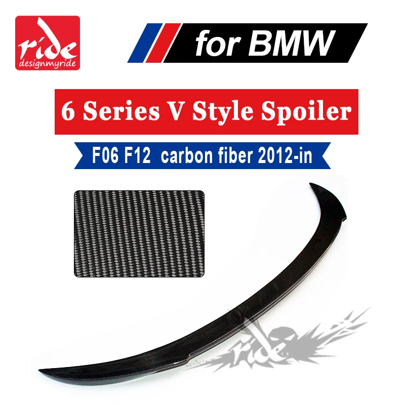 F06 V Style Rear Trunk Spoiler Carbon Fiber For BMW 6 Series F12 F13 640i 650i 640d 650d & M Series M6 Look spoiler 2 Door 12-in
F06 V Style Rear Trunk Spoiler Carbon Fiber For BMW 6 Series F12 F13 640i 650i 640d 650d & M Series M6 Look spoiler 2 Door 12-in