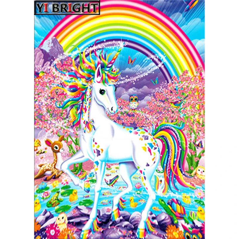 YI BRIGHT 3D Diamond Embroidery,Cross Stitch,Painting "Cartoon Unicorn",Full Square&Round Diamond Painting,Home Decoration,GT
YI BRIGHT 3D Diamond Embroidery,Cross Stitch,Painting "Cartoon Unicorn",Full Square&Round Diamond Painting,Home Decoration,GT