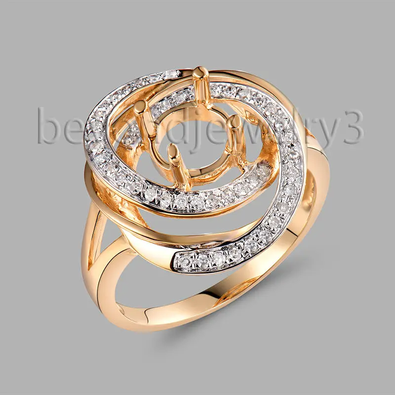 Vintage Round 6.5mm Solid 14Kt Yellow Gold Engagement Rings Semi mount Ring K0011
Vintage Round 6.5mm Solid 14Kt Yellow Gold Engagement Rings Semi mount Ring K0011