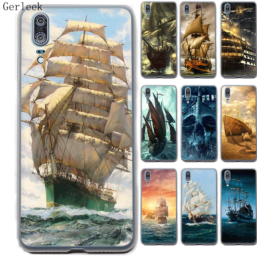 Desxz Pirate Ship Case For Huawei Honor 6A 6C 7A Pro 7C 7X 8X 9 10 Lite Note 8C Play Cover Shell | Мобильные телефоны и