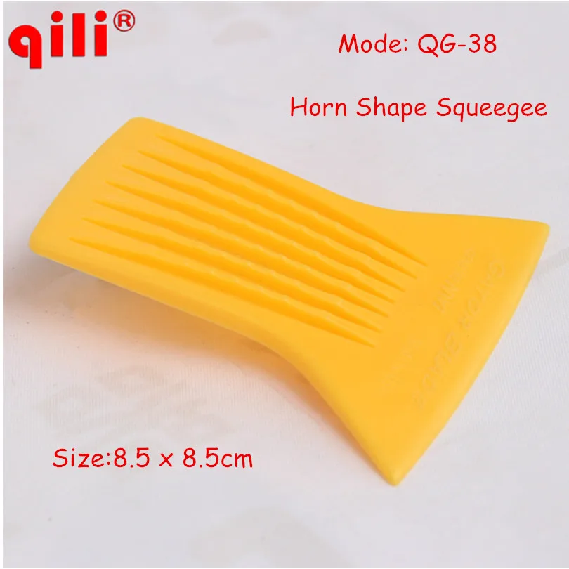 QILI QG-38 Horn Shape Fiber Sticker Squeegee Car Wrapping Tool Window Film Installation Tint Scraper with Best Price
QILI QG-38 Horn Shape Fiber Sticker Squeegee Car Wrapping Tool Window Film Installation Tint Scraper with Best Price
