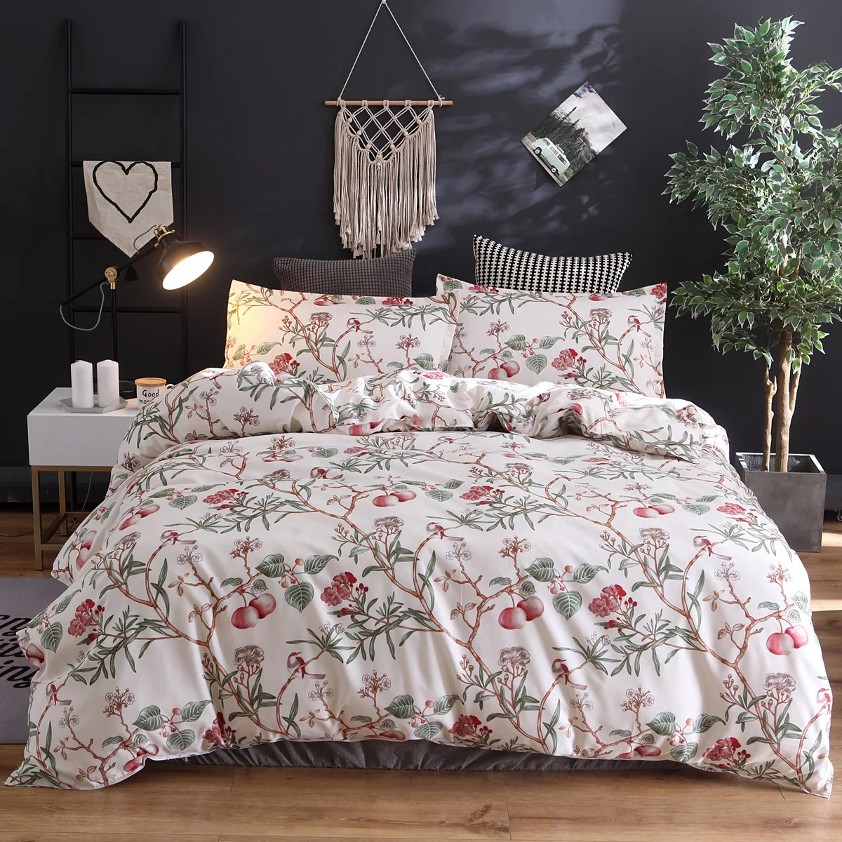 Classic Bedding Set 5 Size Pink Red Flower Bed Linen 2/3pcs/set Duvet Cover Set Pastoral Bed Sheet AB Side Duvet Cover
Classic Bedding Set 5 Size Pink Red Flower Bed Linen 2/3pcs/set Duvet Cover Set Pastoral Bed Sheet AB Side Duvet Cover