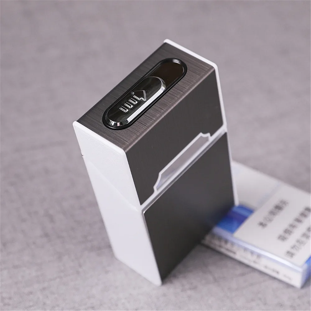 2 in 1 USB Rechargeable Aluminum Alloy USB Smoking Flameless Cigarette Lighter Father Boy Friend Gift
2 in 1 USB Rechargeable Aluminum Alloy USB Smoking Flameless Cigarette Lighter Father Boy Friend Gift