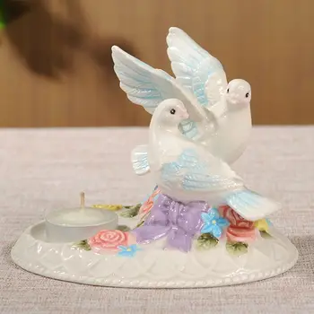 Creative White pigeon Candle Holder ceramic Candlestick home decor crafts room decoration Wedding Candle Holder decoration gifts
Creative White pigeon Candle Holder ceramic Candlestick home decor crafts room decoration Wedding Candle Holder decoration gifts