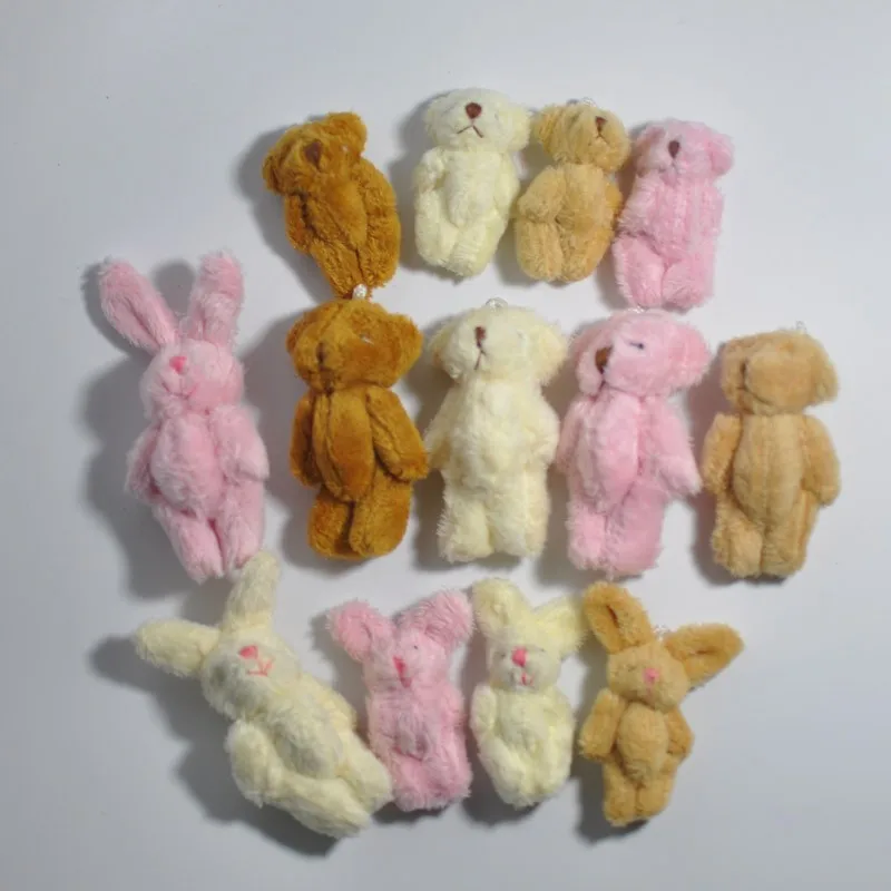 4cm 6cm teddy bear+rabbit (6)
