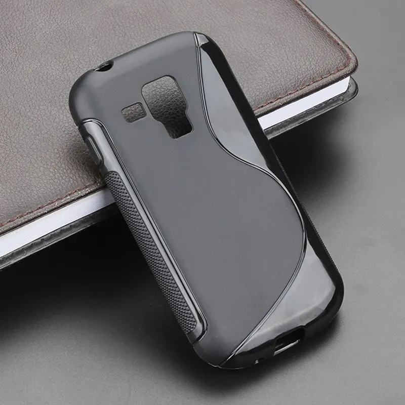 2015 S Line Gel TPU Slim Soft Anti Skiding Case Back Cover For Samsung Galaxy Duos GT S7562 Mobile Phone Rubber Silicone Cases | Мобильные
