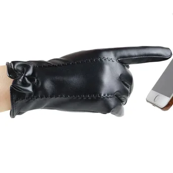 Women Touch Screen Gloves Long PU Leather Gloves Bow Gloves Waterproof Mittens Warm Cashmere Motorcycle Guantes Mujer Invierno
Women Touch Screen Gloves Long PU Leather Gloves Bow Gloves Waterproof Mittens Warm Cashmere Motorcycle Guantes Mujer Invierno