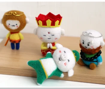 A four - Man Doll in a journey to the West wool needlepoint kit wool felt needle felting pendant craft needlecraft DIY handmade
A four - Man Doll in a journey to the West wool needlepoint kit wool felt needle felting pendant craft needlecraft DIY handmade