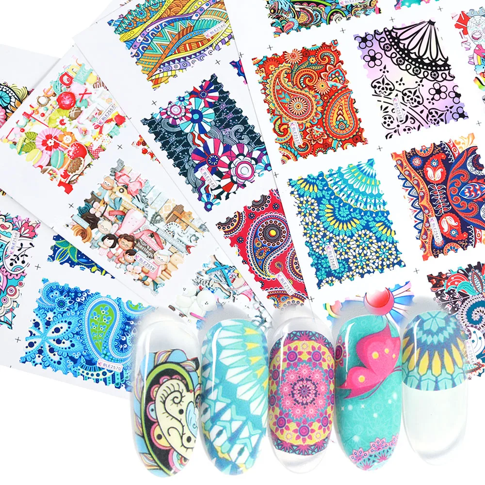 44pcs Designs Retro Nail Art Sticker For Nails Colorful Water Decals Nail Decorations Manicure Tips Slider Set JIBLE2535-2578
44pcs Designs Retro Nail Art Sticker For Nails Colorful Water Decals Nail Decorations Manicure Tips Slider Set JIBLE2535-2578