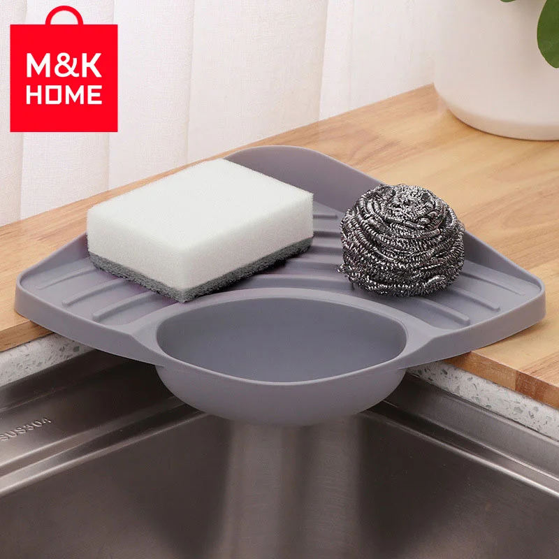 Washbasin Racks Sink Drain Kitchen Plastic Storage Dishwashing Sponge Rack Suction Cup Triangular Tray Basket by M&K HOME Brand
Washbasin Racks Sink Drain Kitchen Plastic Storage Dishwashing Sponge Rack Suction Cup Triangular Tray Basket by M&K HOME Brand