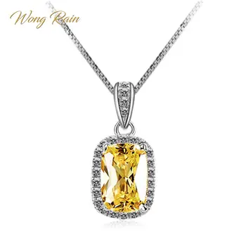 Wong Rain 100% 925 Sterling Silver 7 * 9 MM Emerald Citrine Sapphire Gemstone Birthstone Engagement Wedding Pendant Wholesale
Wong Rain 100% 925 Sterling Silver 7 * 9 MM Emerald Citrine Sapphire Gemstone Birthstone Engagement Wedding Pendant Wholesale