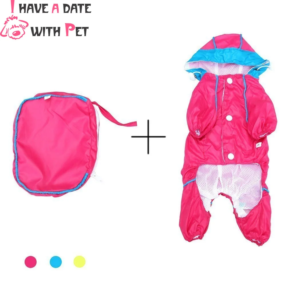 Hooded warm Dog Raincoat Soft Puppy Waterproof Cloak Overalls Rain Cover Jacket for Small Dog Cat Pet Clothes Blue Yellow XS-XXL
Hooded warm Dog Raincoat Soft Puppy Waterproof Cloak Overalls Rain Cover Jacket for Small Dog Cat Pet Clothes Blue Yellow XS-XXL