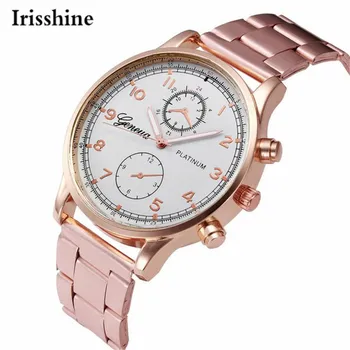 Irisshine i0898 unisex watches love gift couple brand luxury Fashion Women men Crystal Stainless Steel Analog Quartz Wristwatch
Irisshine i0898 unisex watches love gift couple brand luxury Fashion Women men Crystal Stainless Steel Analog Quartz Wristwatch