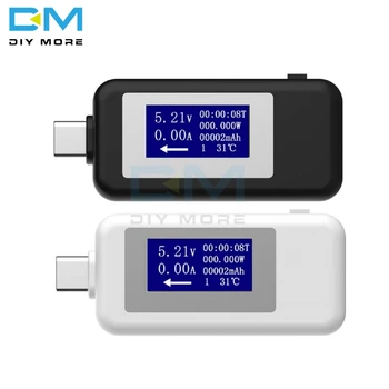 Type-c USB Tester DC Digital Voltmeter Voltage Current Meter Ammeter Detector Power Temperature Bank Charger Indicator
Type-c USB Tester DC Digital Voltmeter Voltage Current Meter Ammeter Detector Power Temperature Bank Charger Indicator