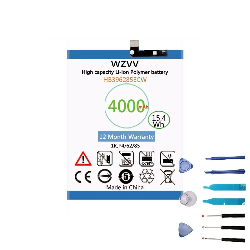 wzvv 4000mAh HB396285ECW for Huawei P20 Honor 10 COL-AL00 COL-AL10 COL-TL00 COL-TL10 COL-L29 battery
wzvv 4000mAh HB396285ECW for Huawei P20 Honor 10 COL-AL00 COL-AL10 COL-TL00 COL-TL10 COL-L29 battery