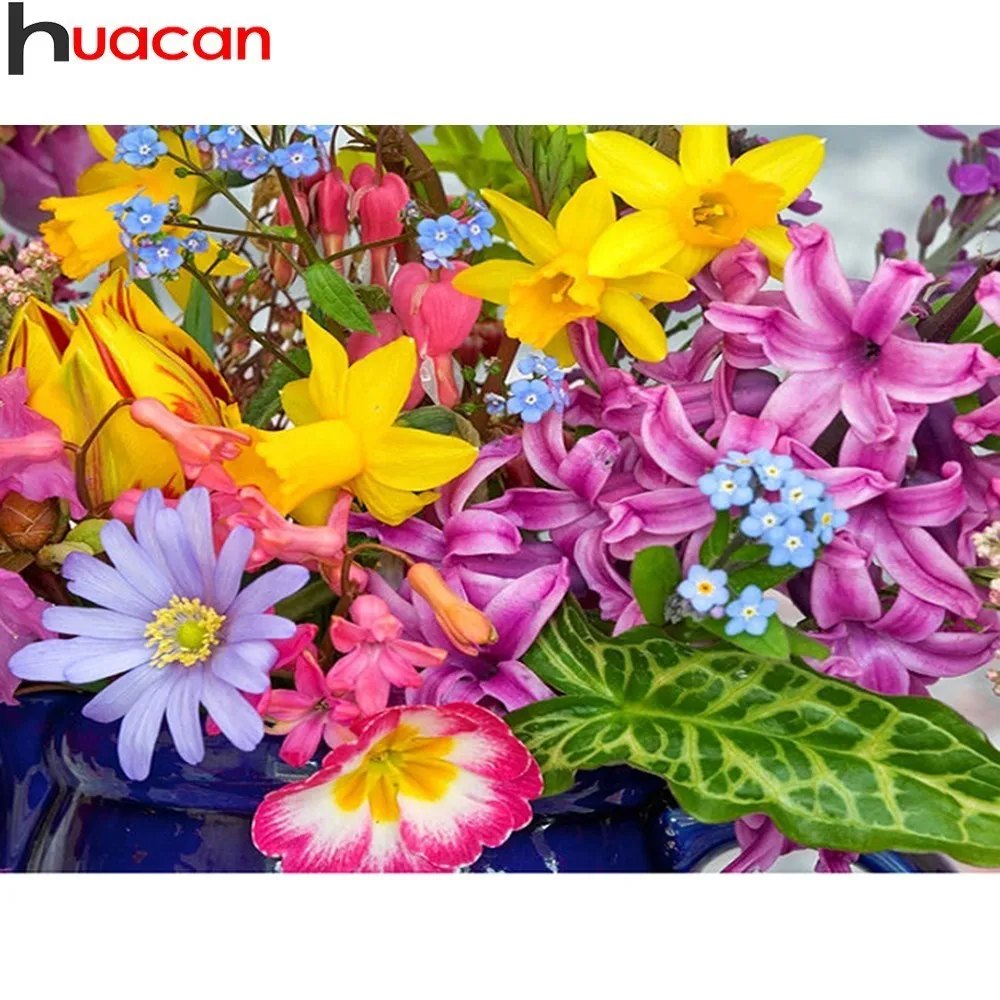 HUACAN Paint With Diamond Full Square Drill DIY Diamond Painting Flower Colourful Picture Of Rhinestone Decoration Home
HUACAN Paint With Diamond Full Square Drill DIY Diamond Painting Flower Colourful Picture Of Rhinestone Decoration Home