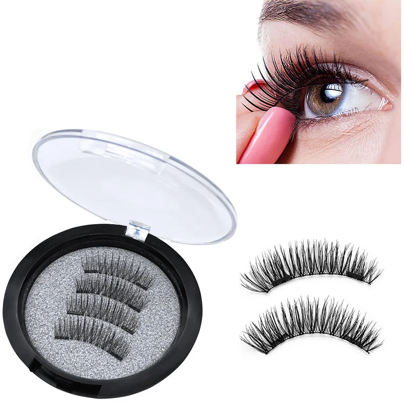 2 Magnet 3D Magnetic Eyelashes Magnet Lashes Thicker Reusable False Eyelashes Handmade No Glue Eye Lashes Makeup Kit 4pcs/pair
2 Magnet 3D Magnetic Eyelashes Magnet Lashes Thicker Reusable False Eyelashes Handmade No Glue Eye Lashes Makeup Kit 4pcs/pair