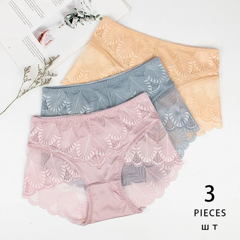 3PCS/Lot Ultra Soft Seamless Women Panties Transparent Briefs 100% Cotton Crotch Sexy Lace Design Underwear Bikini Panty For Wom
3PCS/Lot Ultra Soft Seamless Women Panties Transparent Briefs 100% Cotton Crotch Sexy Lace Design Underwear Bikini Panty For Wom