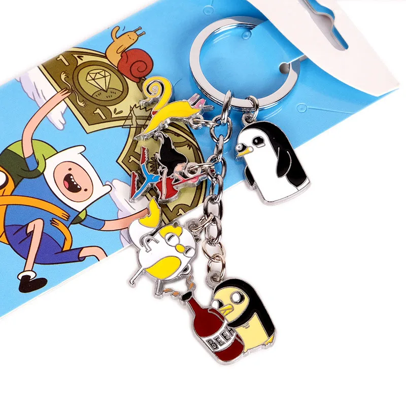 Adventure Time Anime Two-sided Key Chain Handmade PVC Keychain figure Cute 2018 cute Gift For Boys Girls
Adventure Time Anime Two-sided Key Chain Handmade PVC Keychain figure Cute 2018 cute Gift For Boys Girls