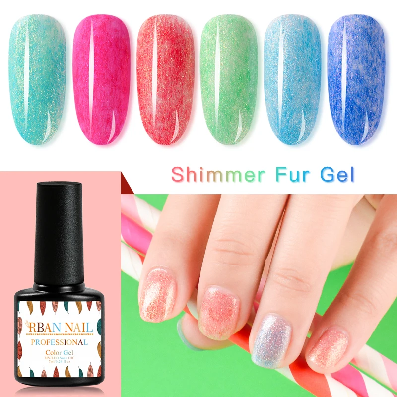 RBAN NAIL 7ML Faux Fur Effect Gel Nail Polish Soak Off Nail Art Varnish UV LED Long-Lasting 3D Gel Lacquer Manicure Decorations
RBAN NAIL 7ML Faux Fur Effect Gel Nail Polish Soak Off Nail Art Varnish UV LED Long-Lasting 3D Gel Lacquer Manicure Decorations