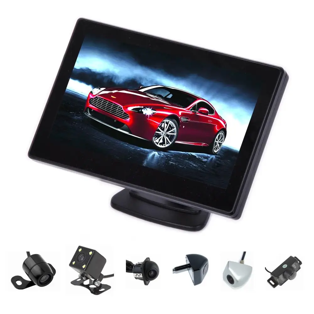XYCING New Car Parking Monitor Kits - 5.0 Inch TFT LCD Car Monitor Car Rear View Monitor + Car Rear View Camera
XYCING New Car Parking Monitor Kits - 5.0 Inch TFT LCD Car Monitor Car Rear View Monitor + Car Rear View Camera