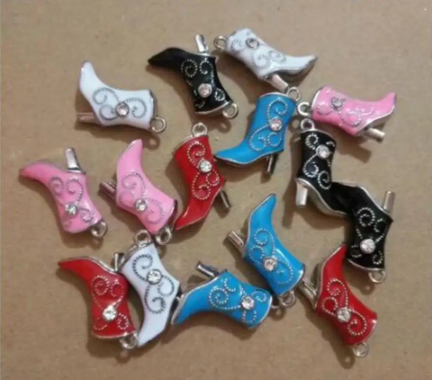 5 Style Mixed Colors Enamel Cowboy boots Pendant 21x15mm Charm Pendant Necklace & Bracelets Jewelry Accessories 20pcs
5 Style Mixed Colors Enamel Cowboy boots Pendant 21x15mm Charm Pendant Necklace & Bracelets Jewelry Accessories 20pcs