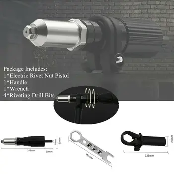 Cordless Drill Electric Nut Riveter Insert Tool Screwer Rivet Adaptor Set&Wrench
Cordless Drill Electric Nut Riveter Insert Tool Screwer Rivet Adaptor Set&Wrench