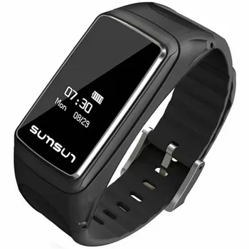 Bluetooth Smart Bracelet Heart Rate Monitor Fitness Tracking Can Call Smart Watch For Android IOS
Bluetooth Smart Bracelet Heart Rate Monitor Fitness Tracking Can Call Smart Watch For Android IOS