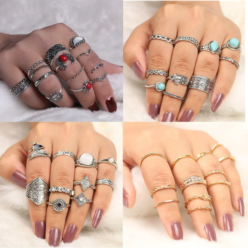 Vintage Antique Silver Moon Heart Ring Set Crown Opal Stone Finger Midi Rings Set for Women Wedding Rings Jewelry Gifts
Vintage Antique Silver Moon Heart Ring Set Crown Opal Stone Finger Midi Rings Set for Women Wedding Rings Jewelry Gifts
