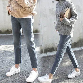 Maternity Women Spring Jeans Denim Ankle Length Straignt Type Adjustable Elastic Waist Pant Pregnancy Belly Care Autumn Trousers
Maternity Women Spring Jeans Denim Ankle Length Straignt Type Adjustable Elastic Waist Pant Pregnancy Belly Care Autumn Trousers
