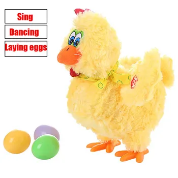 Electric Musical Dancing Chicken Hens will Laying Eggs of chickens Doll Raw Crazy Singing Dancing Pet Plush Toy Kids Gift 5.17
Electric Musical Dancing Chicken Hens will Laying Eggs of chickens Doll Raw Crazy Singing Dancing Pet Plush Toy Kids Gift 5.17