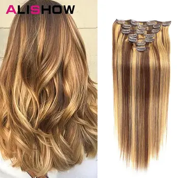 Alishow Clip In Human Hair Extensions Straight Set 7pcs 100g Machine Made Remy Hair Clip Ins 100% Human Hair Extension
Alishow Clip In Human Hair Extensions Straight Set 7pcs 100g Machine Made Remy Hair Clip Ins 100% Human Hair Extension