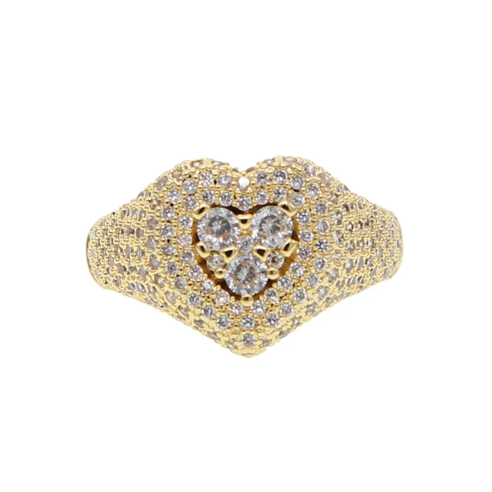 GOLD filled fashion trendy rings micro pave full sparking heart shape cz engagement band 2019 lastest new design jewelry ring
GOLD filled fashion trendy rings micro pave full sparking heart shape cz engagement band 2019 lastest new design jewelry ring