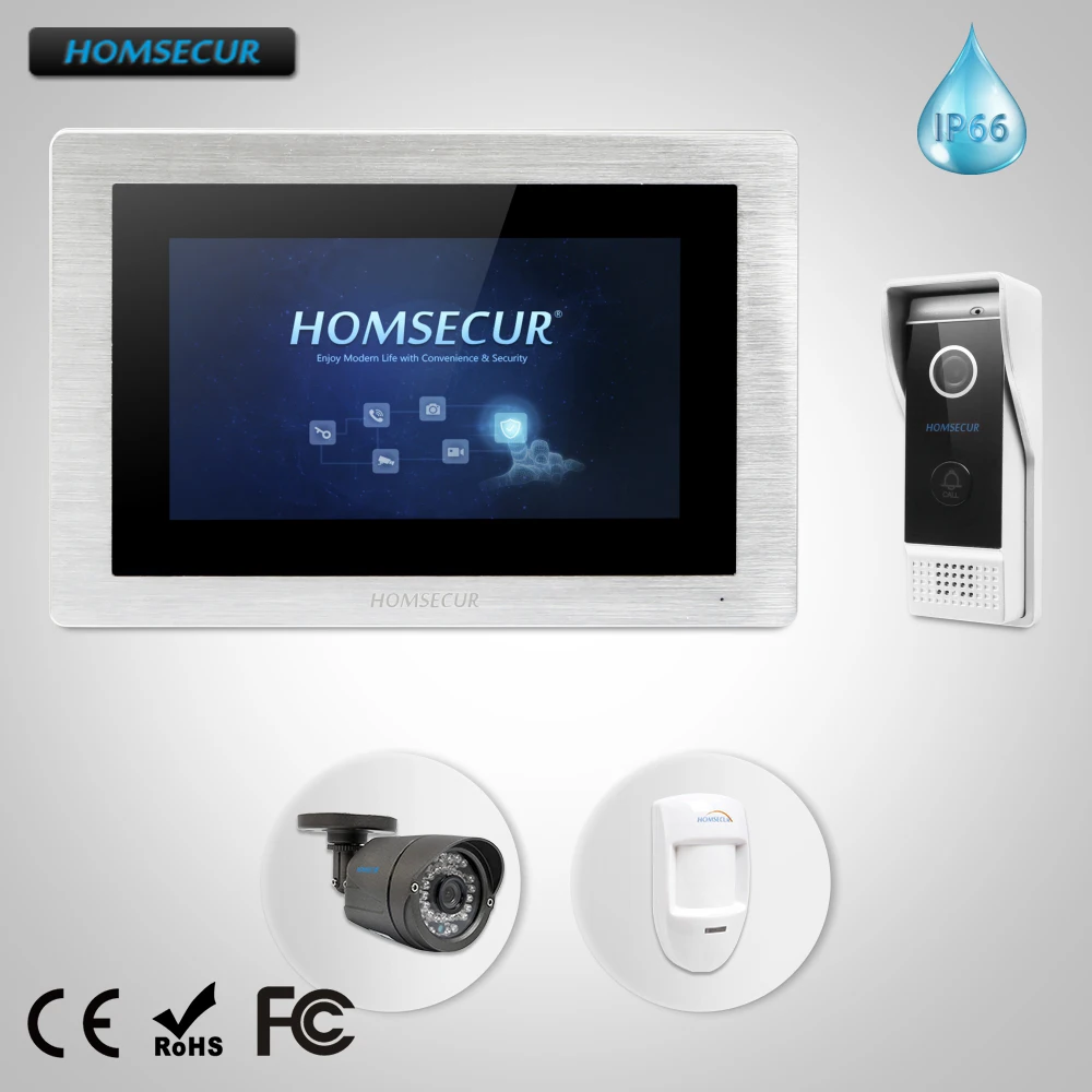 HOMSECUR 7" Video Door Phone Intercom System with IR Night Vision 800TVL CCTV Camera BC031-B+BM714-S
HOMSECUR 7" Video Door Phone Intercom System with IR Night Vision 800TVL CCTV Camera BC031-B+BM714-S