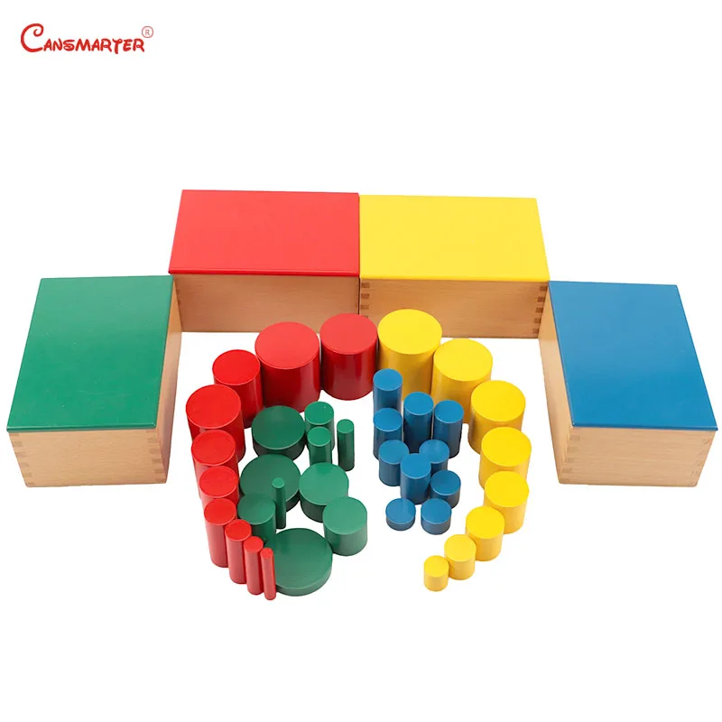Montessori Sensorial Toys Knobless Cylinders Premium Quality Games Matte 3-6 Years Beechwood Colorful Toys Educational SE009-3
Montessori Sensorial Toys Knobless Cylinders Premium Quality Games Matte 3-6 Years Beechwood Colorful Toys Educational SE009-3